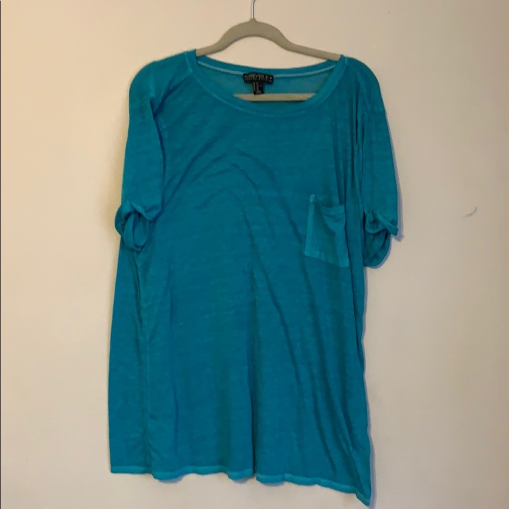 Teal forever 21 top, light weight perfect for gym